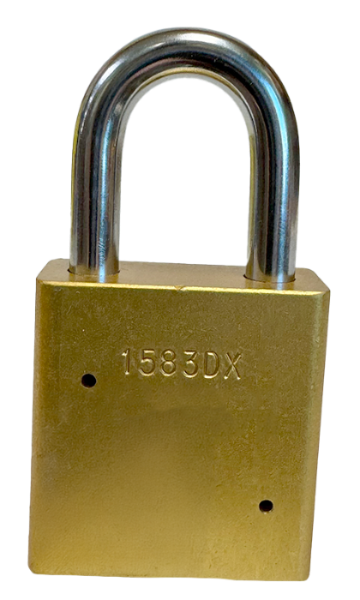 Aluminum Padlock 1-3/4" Body 5/16" Shackle Diameter 1-1/8" Shackle Length Yellow, Edmonton 4