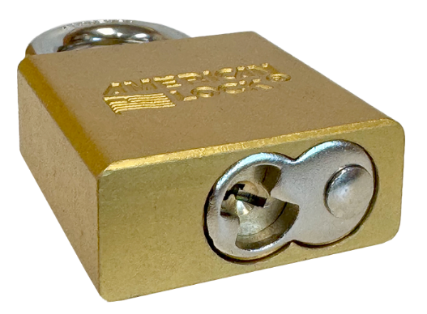 Aluminum Padlock 1-3/4" Body 5/16" Shackle Diameter 1-1/8" Shackle Length Yellow, Edmonton 5