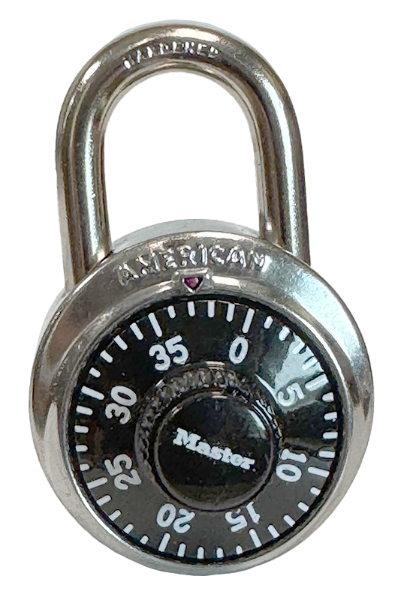 Combination Padlock Carded Combination Control Key-None Edmonton 1