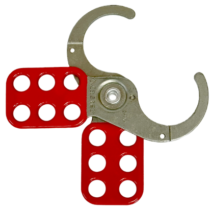421 Steel Lockout Hasp, 2-3/8" x 5" Dimensions, 1-1/2" Jaw Size Edmonton 2