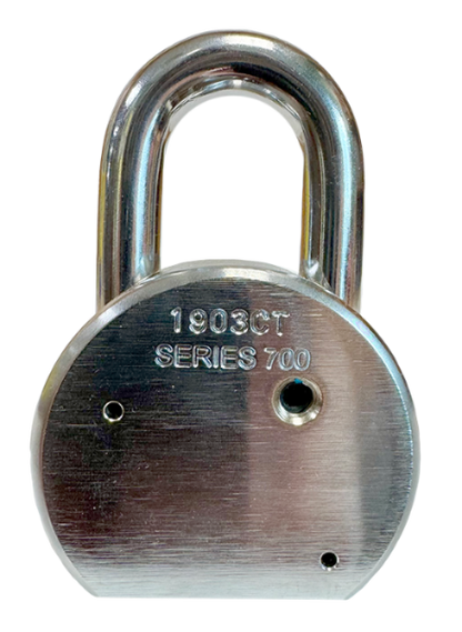 Solid Steel Padlock 2-1/2" Body 1-1/16" Shackle Length 7/16" Shackle Diameter, Edmonton 4