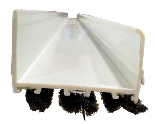 Residential white 1-3/4" x 36" Mo-hair box sweep Edmonton 3