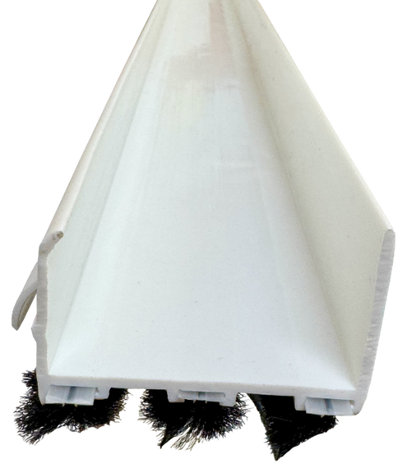 Residential white 1-3/4" x 36" Mo-hair box sweep Edmonton 4