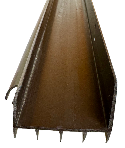 Residential brown 1-34"x36" rubber fin door sweep Edmonton 4