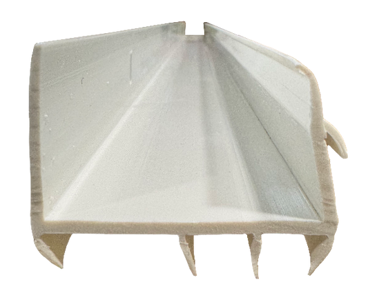 Residential white 1-3/4"x36" rubber fin door sweep Edmonton 3