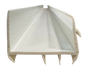 Residential white 1-3/4"x36" rubber fin door sweep Edmonton 3