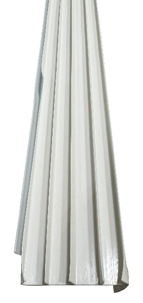 Residential white 1-3/4"x36" rubber fin door sweep Edmonton 2