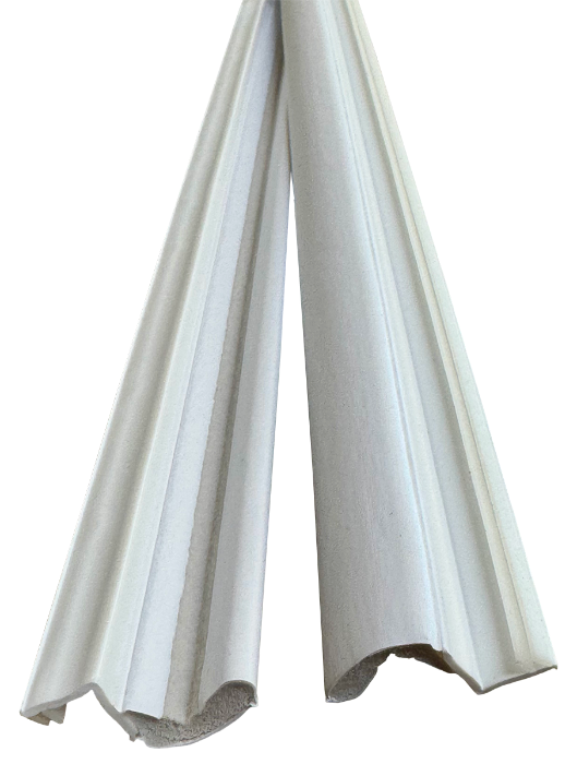 Residential White Single Door Kerf Weatherstrip Edmonton 1