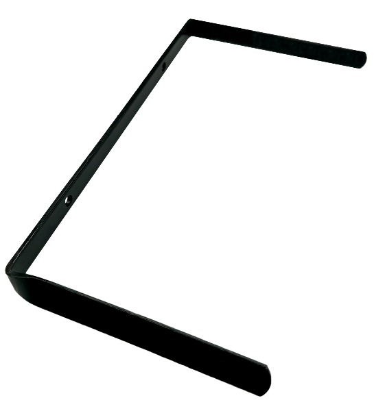 Edmonton Fixed Window Bar U-Bracket Black-1