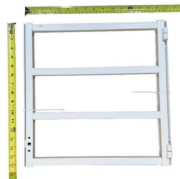 Residential Window Bar Hinged Security Fits up to 26"W x 28"H -Edmonton