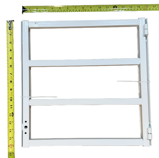 Residential Window Bar Hinged Security Fits up to 26"W x 28"H -Edmonton