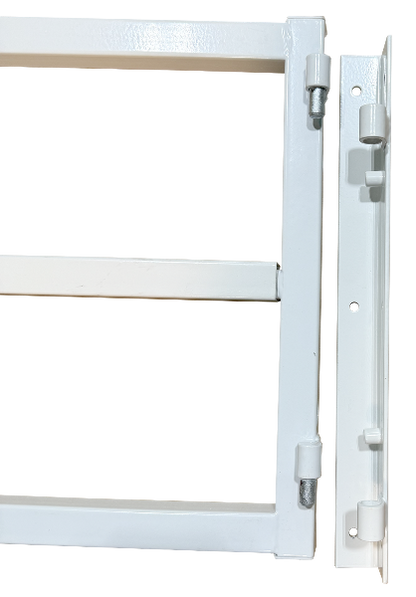 Residential Window Bar Hinged Security Fits up to 26"W x 23"H Window 3 bar Edmonton 3