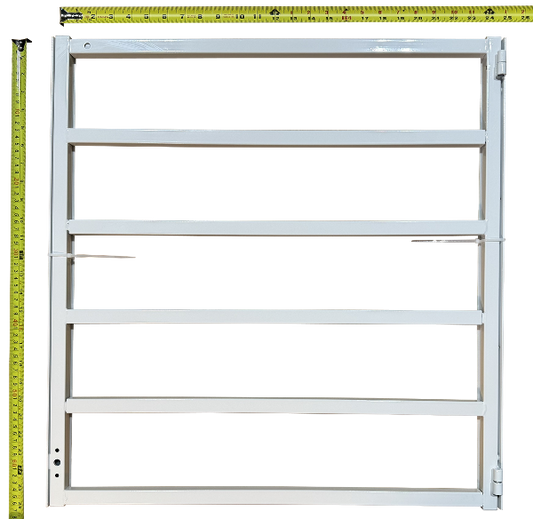 Residential Window Bar Hinged Security Fits up to 26"W x 38"H Edmonton