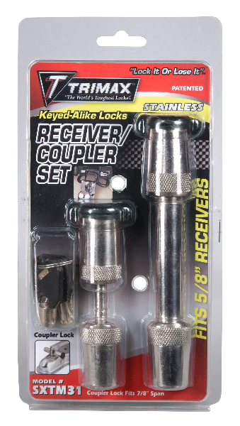 Set Of SXT3 (Stainless Steel Receiver Lock, 5/8″ x 2-3/4″ Span) & SXTC1 ( Stainless Steel Coupler Lock, 7/8″ Span) Edmonton