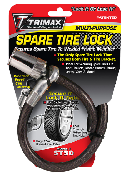 TRIMAFLEX Spare Tire Cable Lock (Tubular) 36" X 12mm Edmonton 1