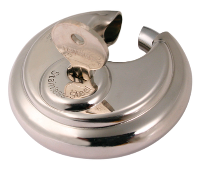 Stainless Steel 70mm Round Keyed Padlock Edmonton 2