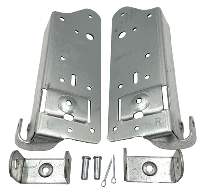 3 bottom bracket for various models of commercial garage doors holds bottom roller & cable attachment 1