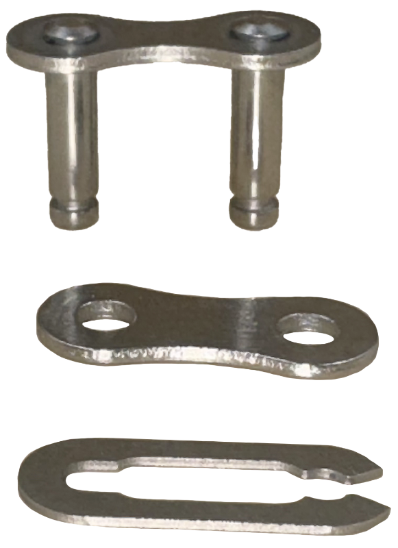 Master link 41 nickel plated connecting link for roller chain specific to existing roller chain size 2