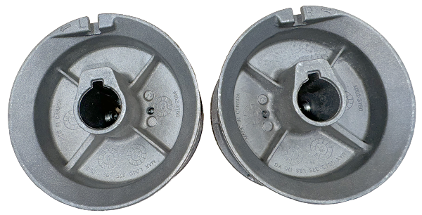 Residential/Commercial D400-144 1" bore standard lift cable drums common on doors up to 12 foot 4