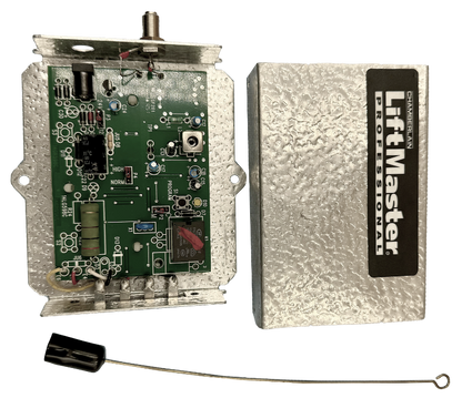 LiftMaster 390mhz co-axial 1 channel receiver for res/com garage door openers with external connections 3