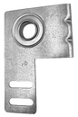 Residential garage door 2-5/8" 13gauge end bearing plate & bearing common on ends of garage door L. 1