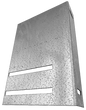 lower angle splice RH only mounts to wall adjustable slots for vertical & horizontal track pieces 1