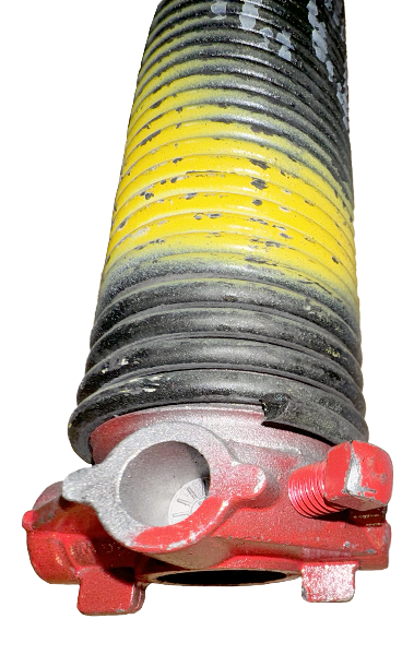 Garage door spring tempered steel aluminum cones steel set screw .207 inside diameter 2" length 24"R