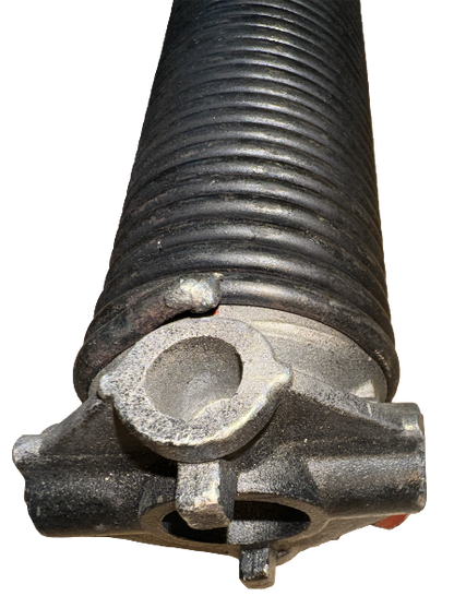 Garage door spring tempered steel aluminum cones steel set screw .207 inside diameter 2" length 24"L