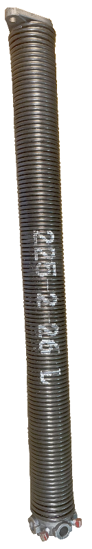 Garage door spring tempered steel aluminum cones steel set screw .225 inside diameter 2" length 26"L