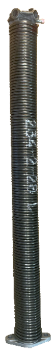 Garage door spring tempered steel aluminum cones steel set screw .234 inside diameter 2" length 28"L