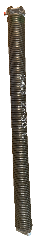 Garage door spring tempered steel aluminum cones steel set screw .243 inside diameter 2" length 30"