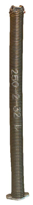 Garage door spring tempered steel aluminum cones steel set screw .250 inside diameter 2" length 32"