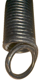 Residential replacement extension spring used on old style full panel 7' garage doors (160lbs Brown)