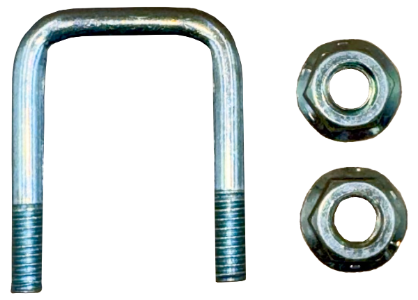 Truck/Trailer roll-up door 1-1/2" U-bolt anchor used for attaching cables to bottom of roll-up door