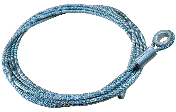 Truck/Trailer roll-up door replacement door cable 110" match existing cable length to product 3